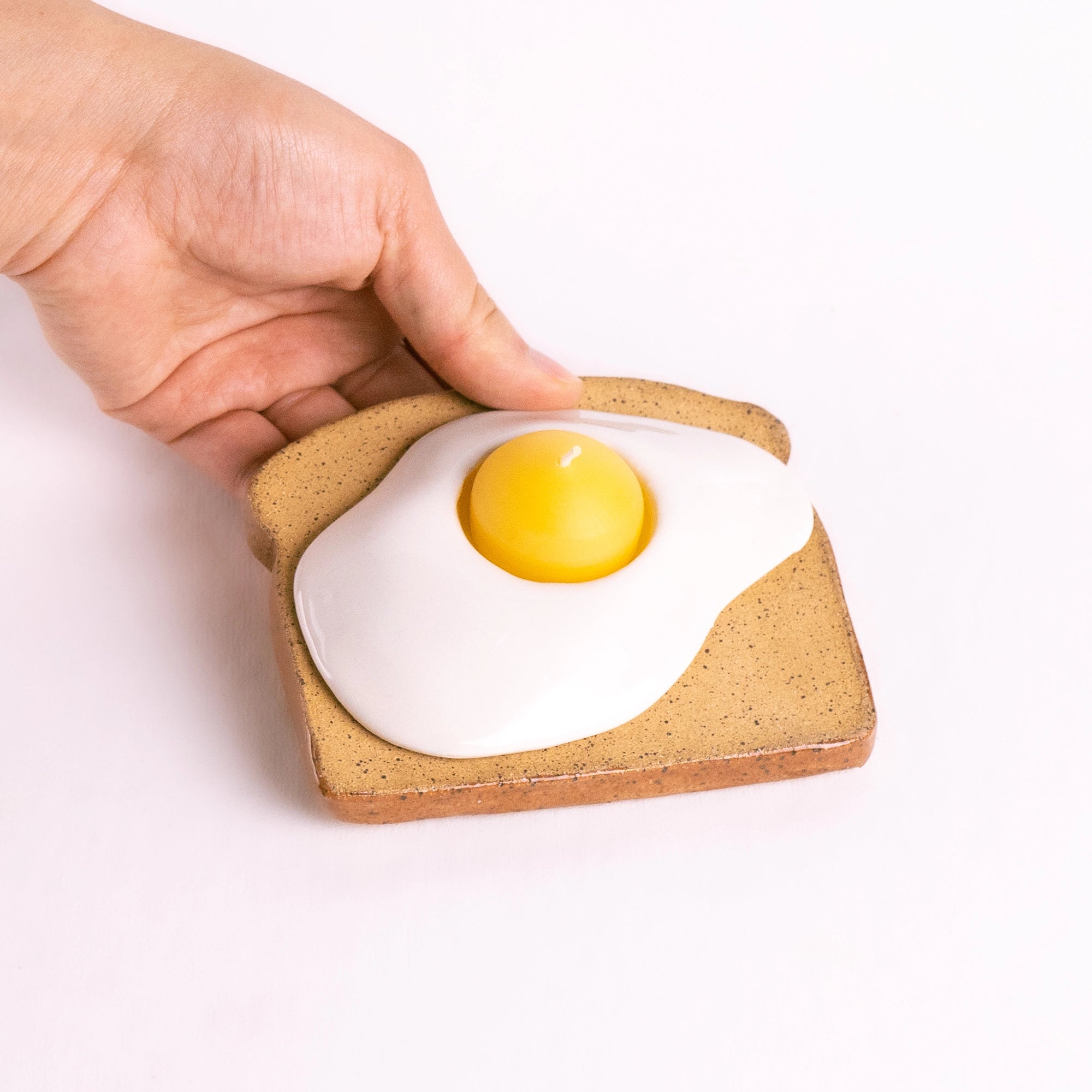 Ceramic Toast Candle Holder