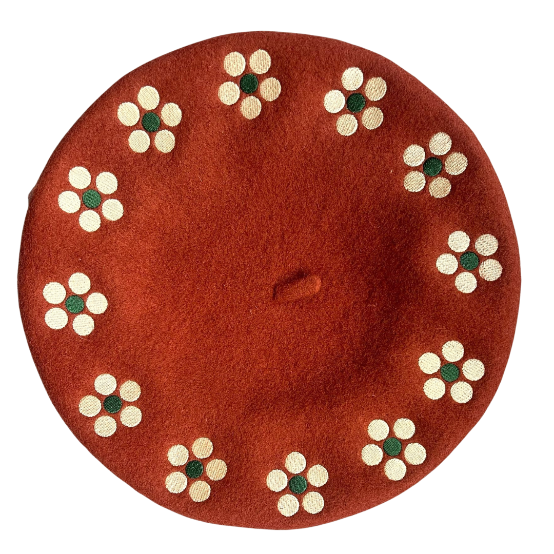 Embroidered Barro Beret