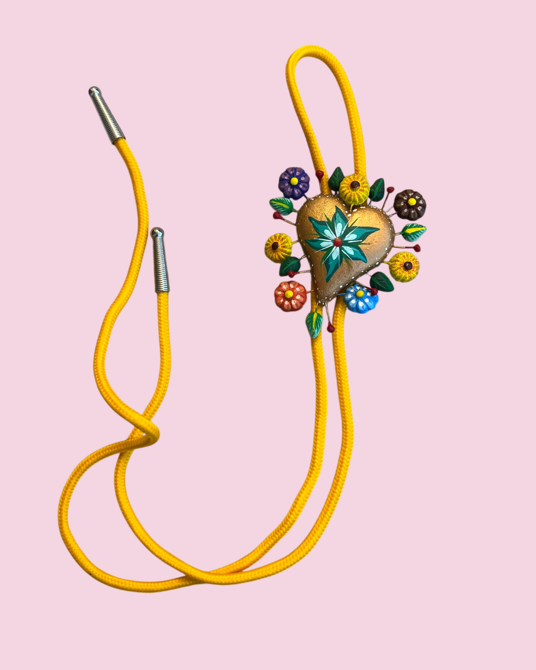 Corazón Tree of Life Bolo Tie - Gold