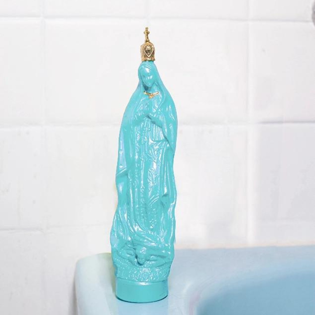 Colorful Virgin de Guadalupe Bottle