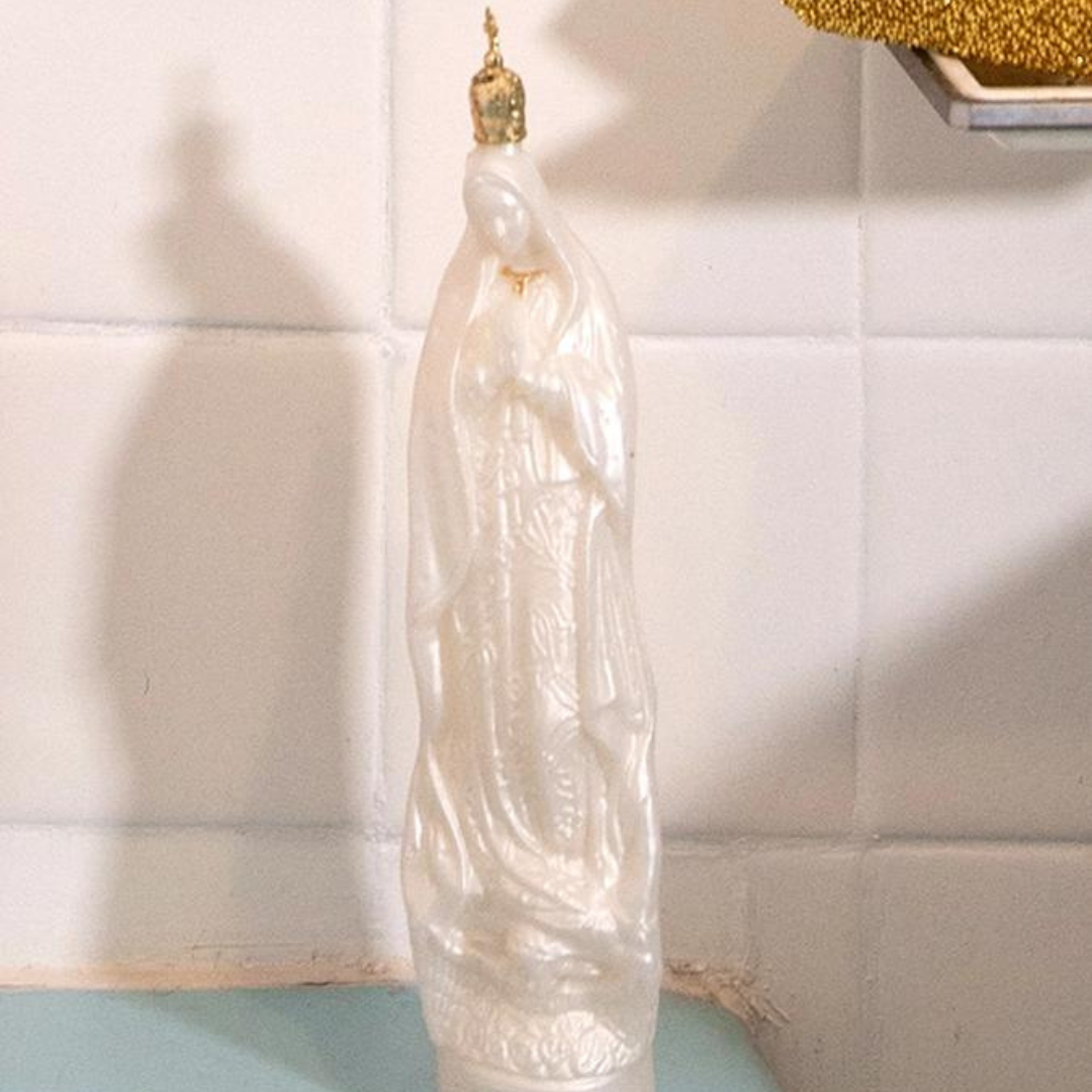 Colorful Virgin de Guadalupe Bottle