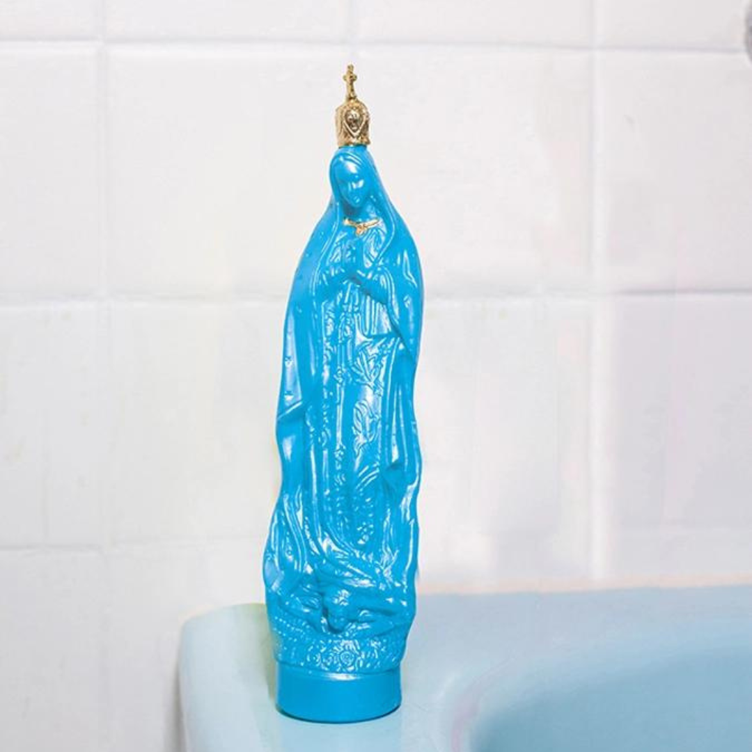 Colorful Virgin de Guadalupe Bottle