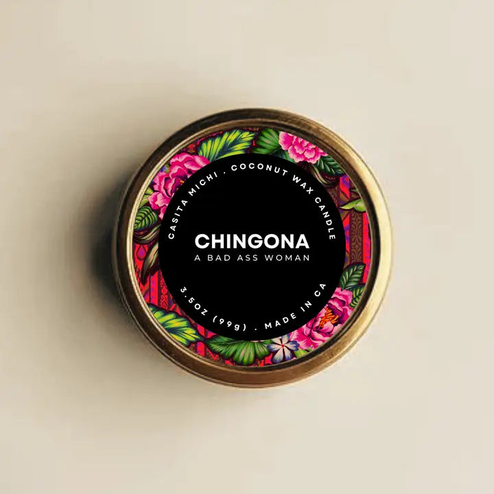 Chingona Candle Tin