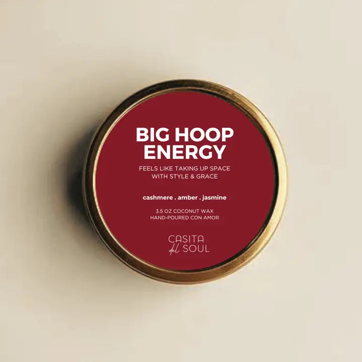 Big Hoop Energy Candle Tin