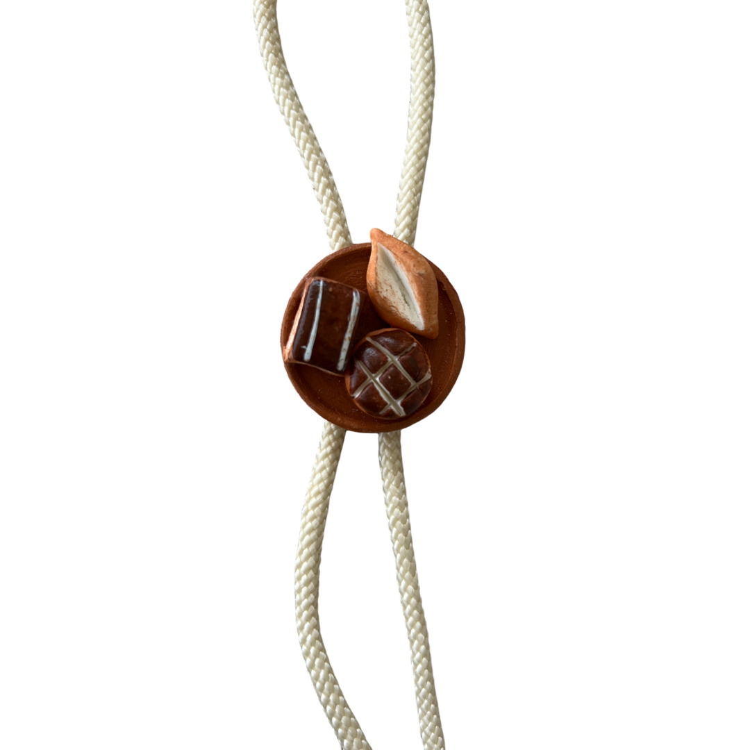 Pan Dulce Cream Bolo Tie