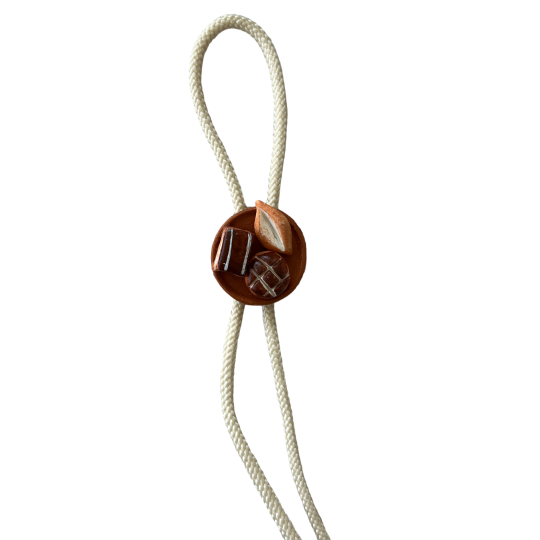 Pan Dulce Cream Bolo Tie