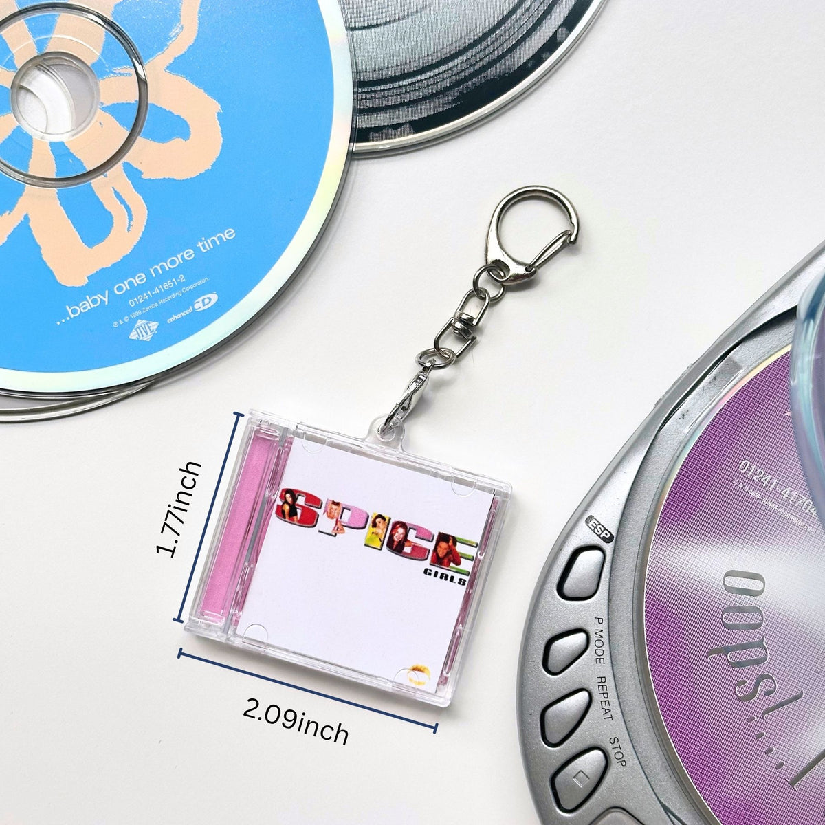 'hit Clips' Mini Spice Grils Cd Case Keychain