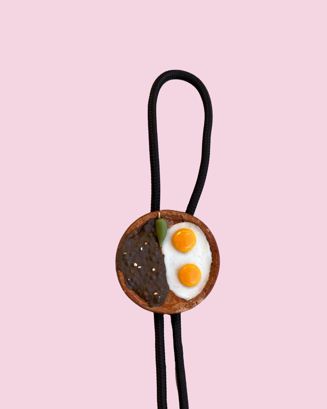 Mexican plate of food bolo tie