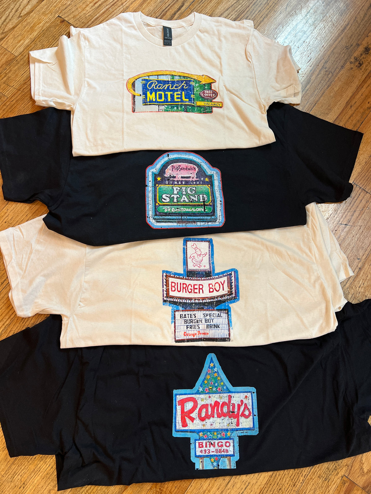 San Antonio Signage T-Shirts by Benjamin Ortiz