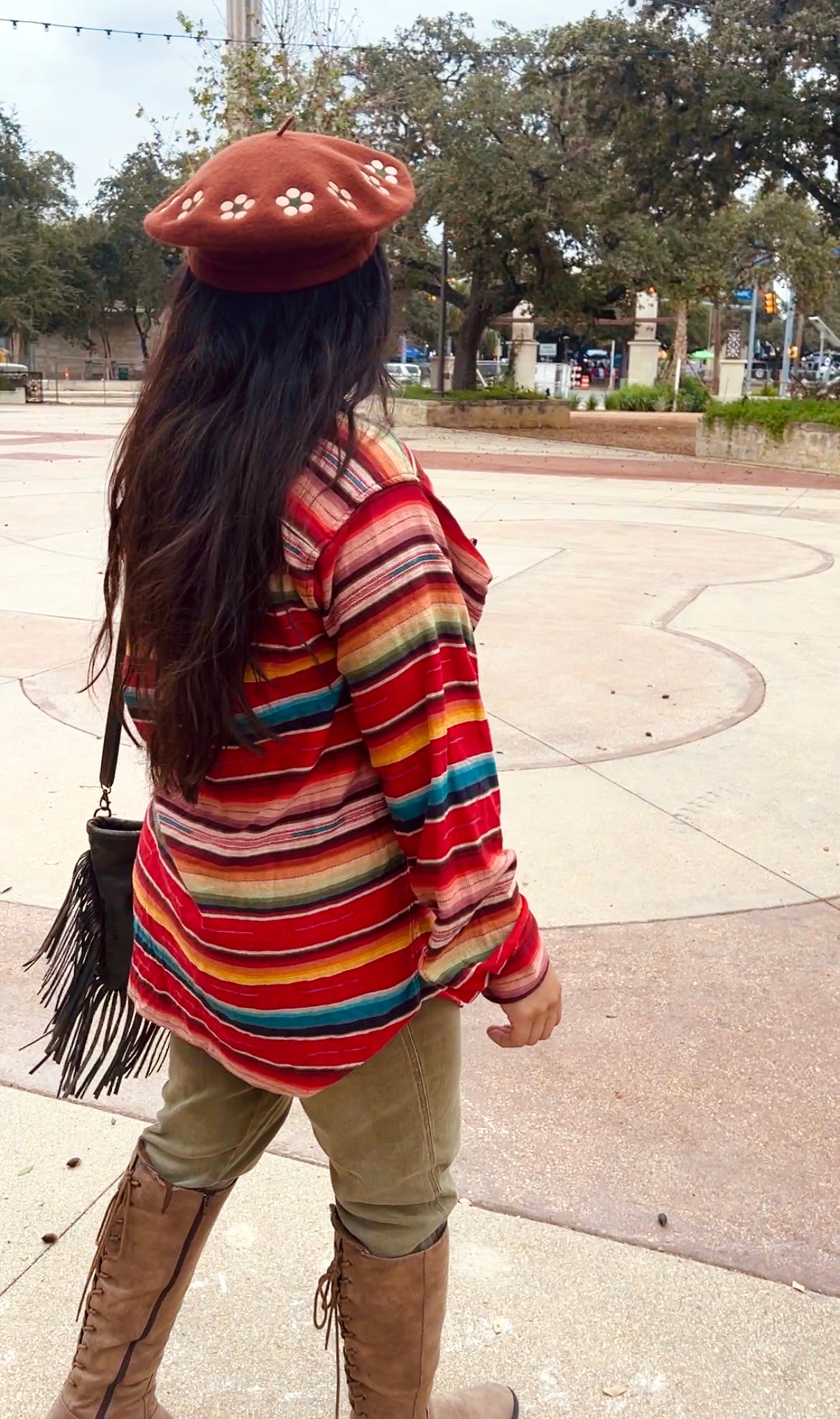Embroidered Barro Beret