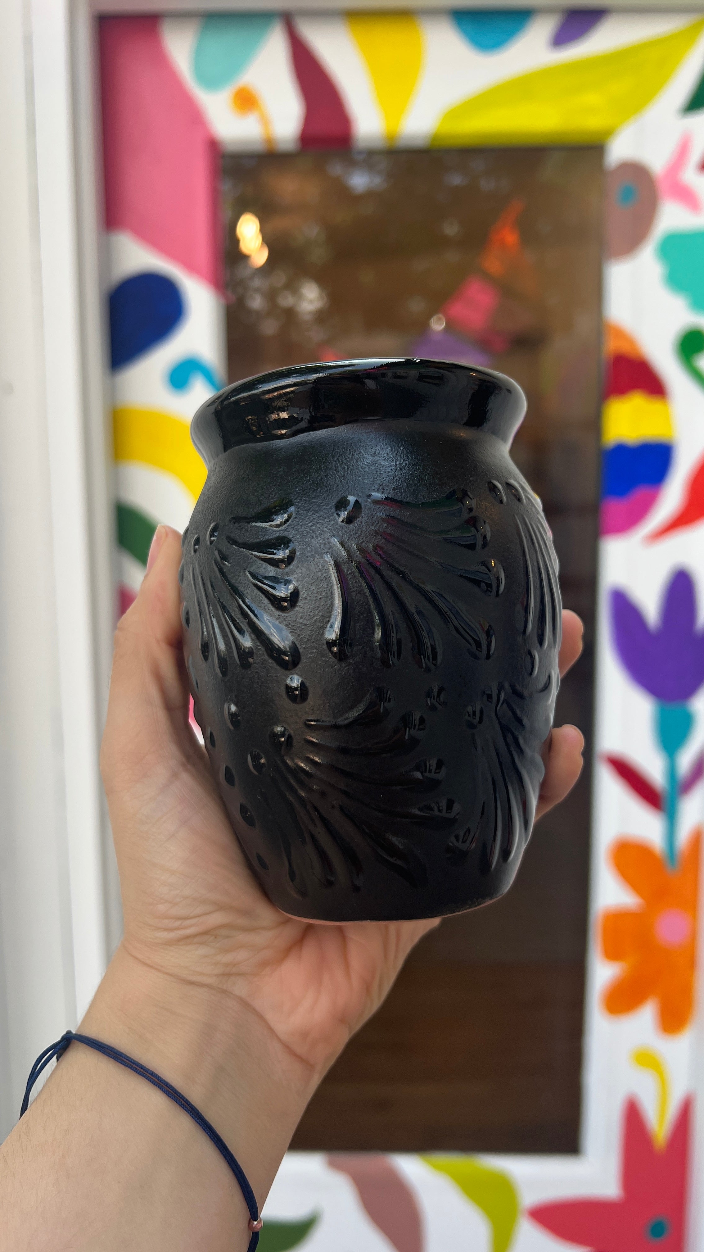 Black on Black Cantarito
