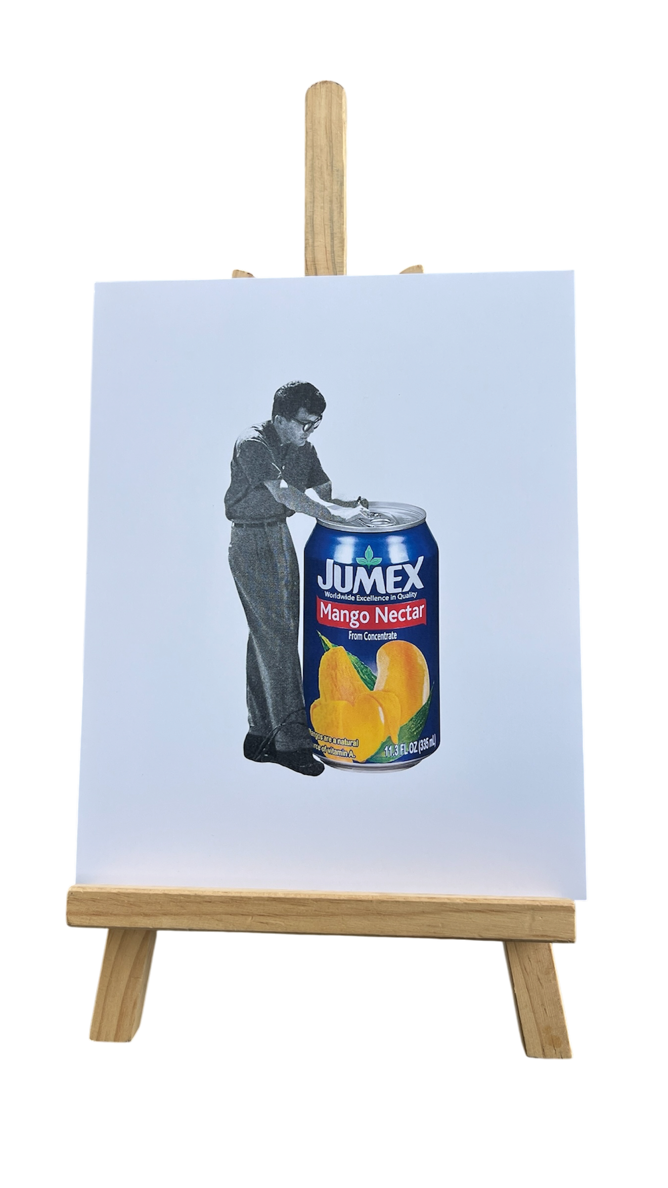 Con Jugo Collage Print