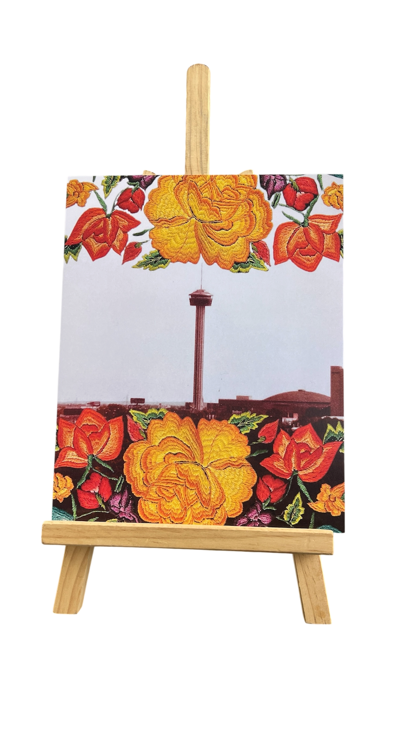 Tehuana Flower San Antonio Tower Print