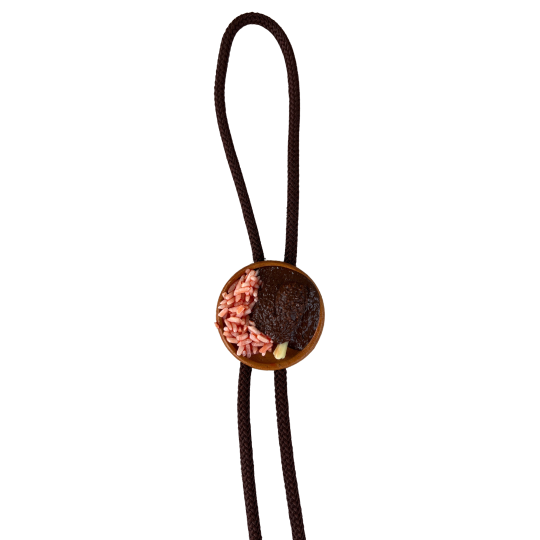 Molo Drumstick Plato Navy Bolo Tie