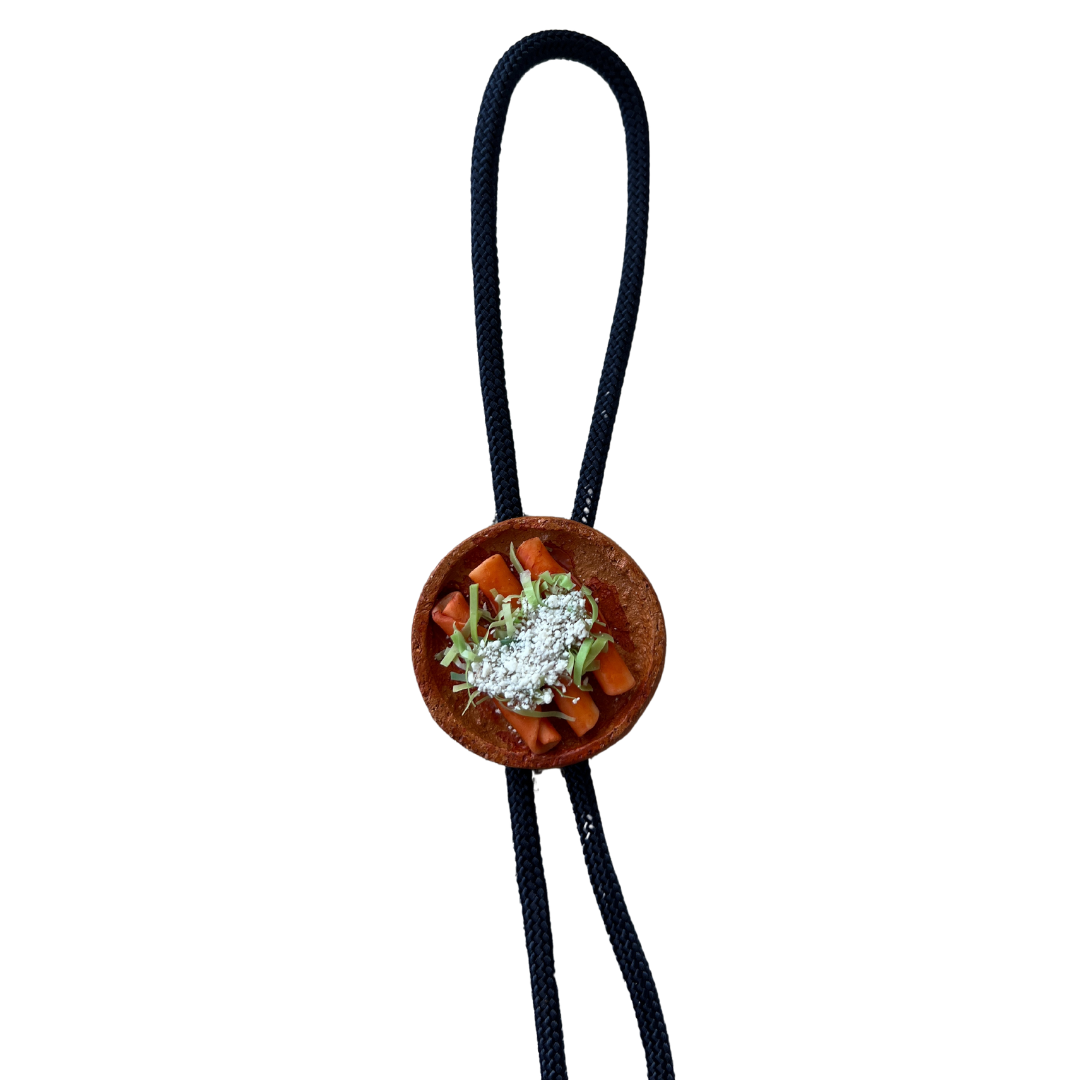 Suizas Plato Navy Bolo Tie