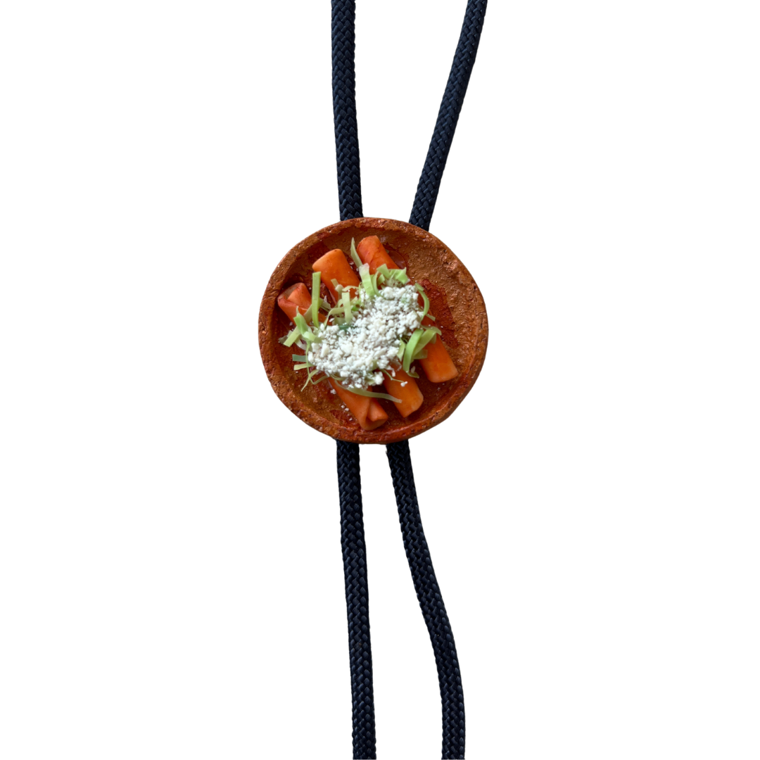Suizas Plato Navy Bolo Tie