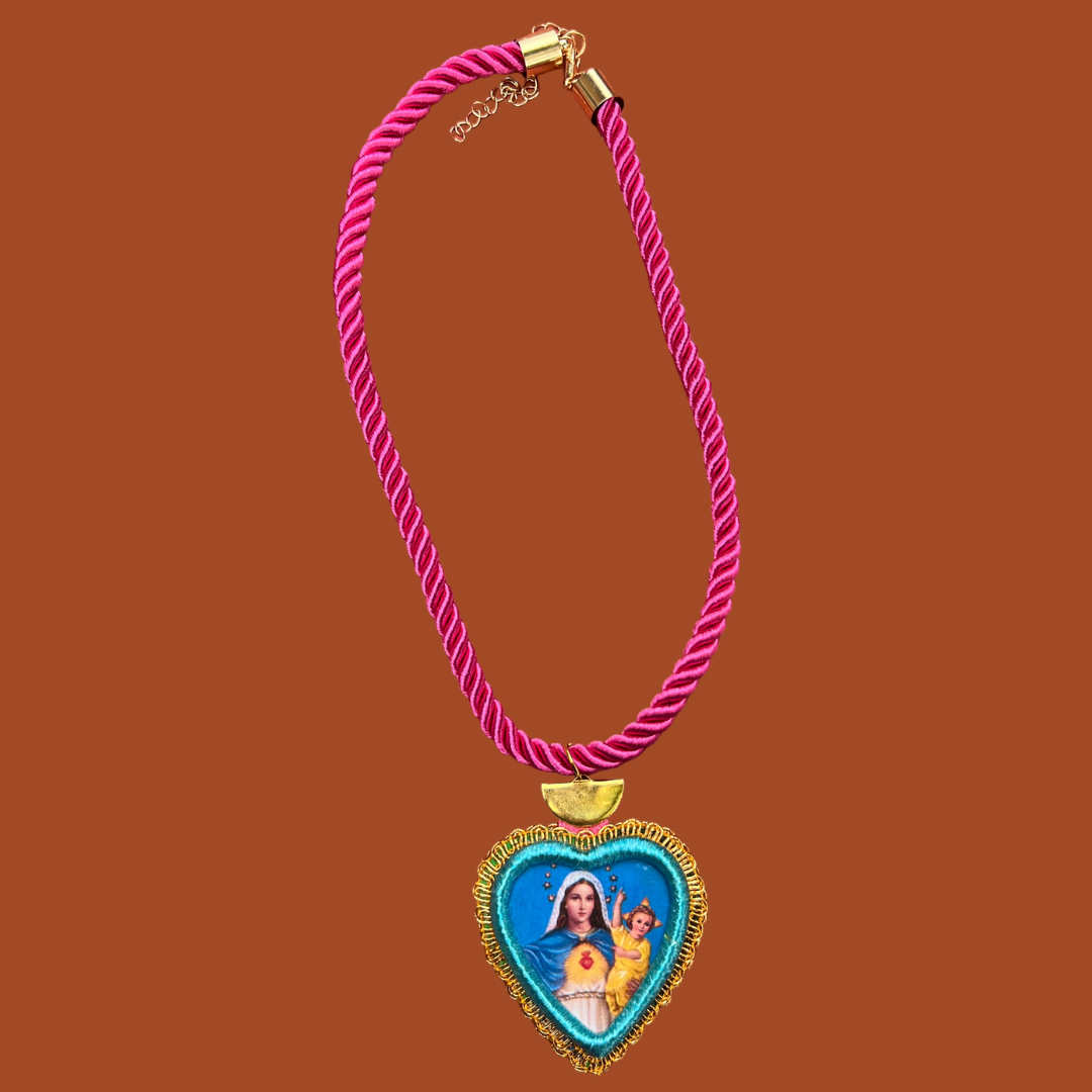Corazón Icon Necklace: Saint Style G