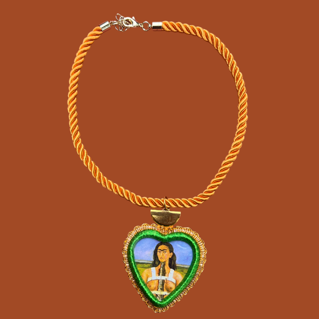 Corazón Icon Necklace: Frida Style P