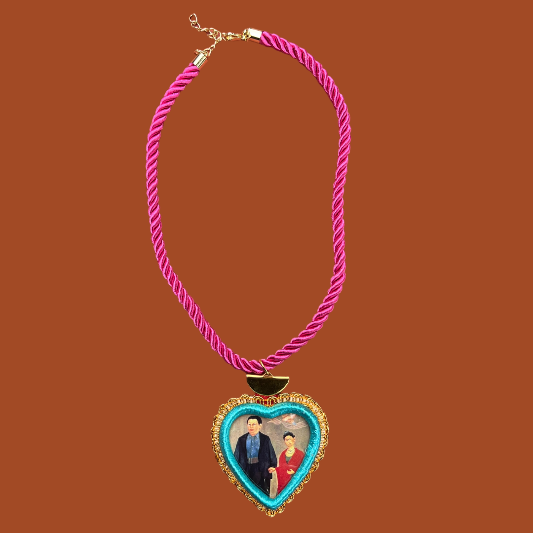 Corazón Icon Necklace: Frida Style S