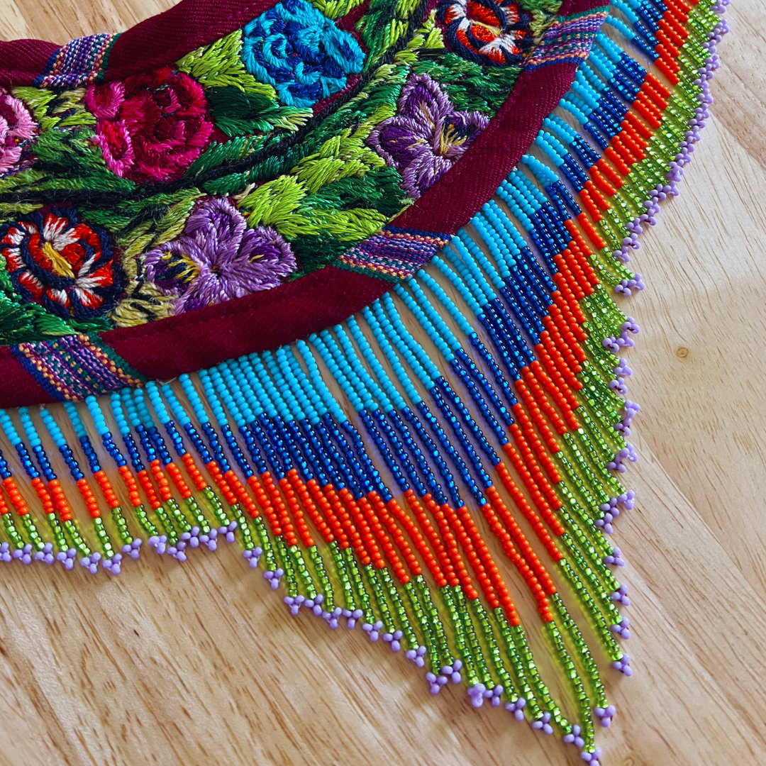 Vibrant Flowers Collar Necklace