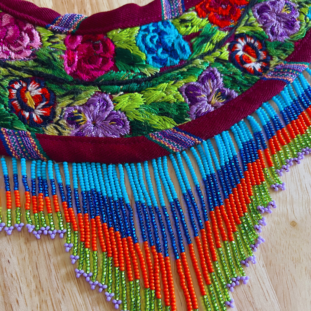 Vibrant Flowers Collar Necklace