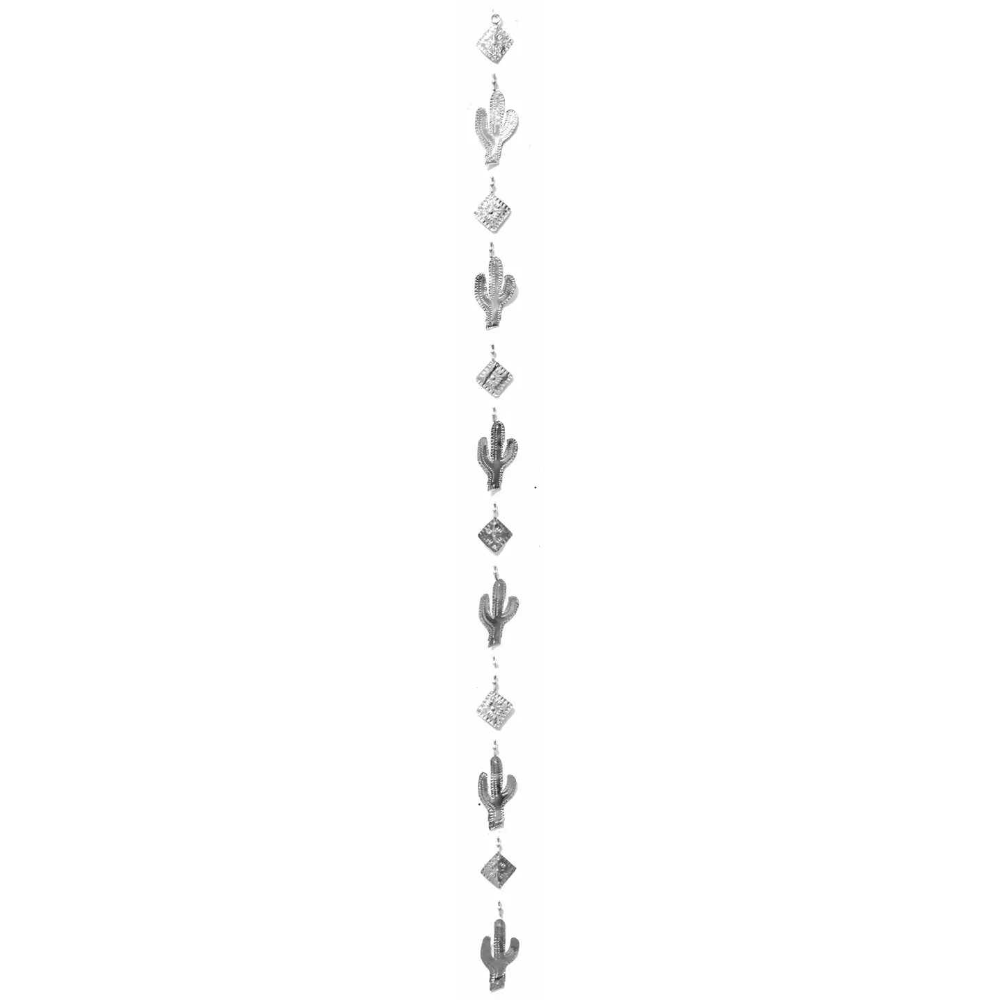 Tin Foil Cactus Hanging