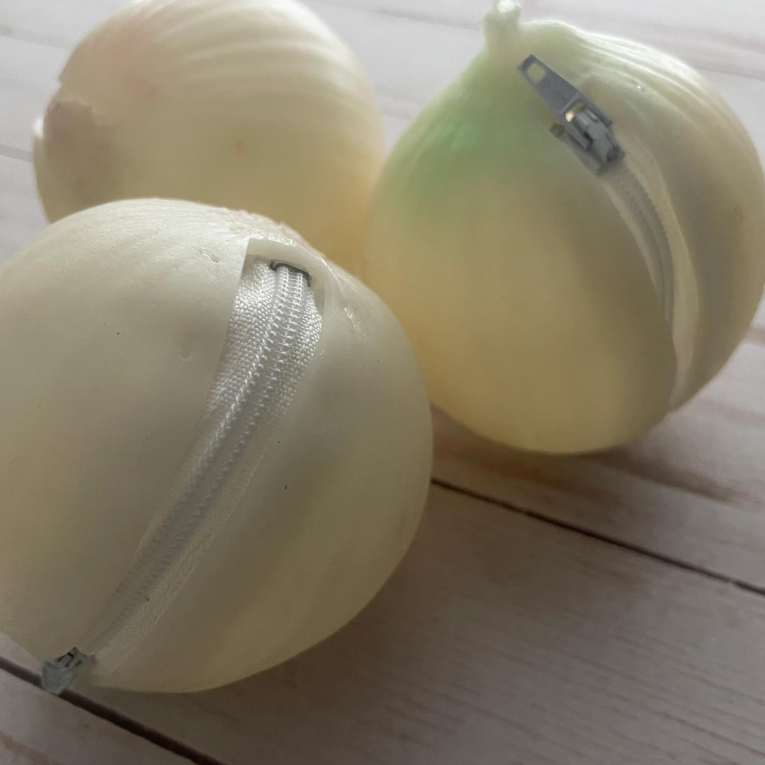 White Onion Coin Purses