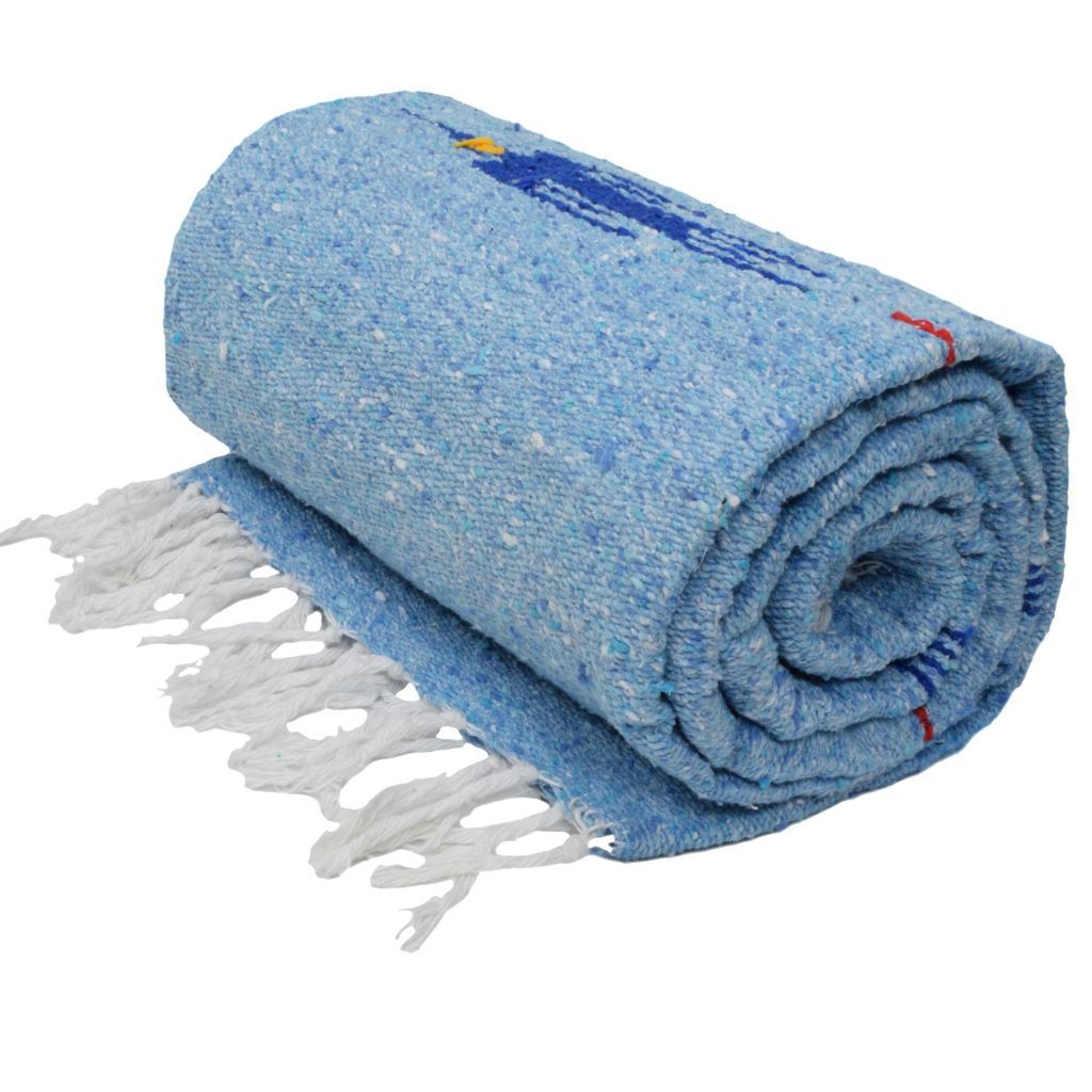Blue Baja Thunderbird Blanket