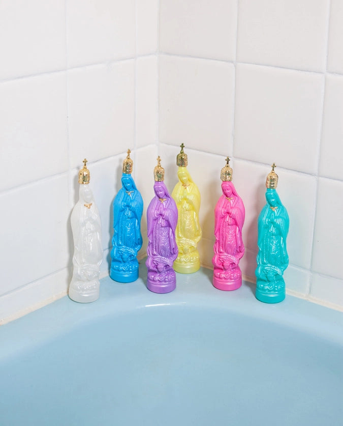 Mini Colorful Virgin de Guadalupe Bottle