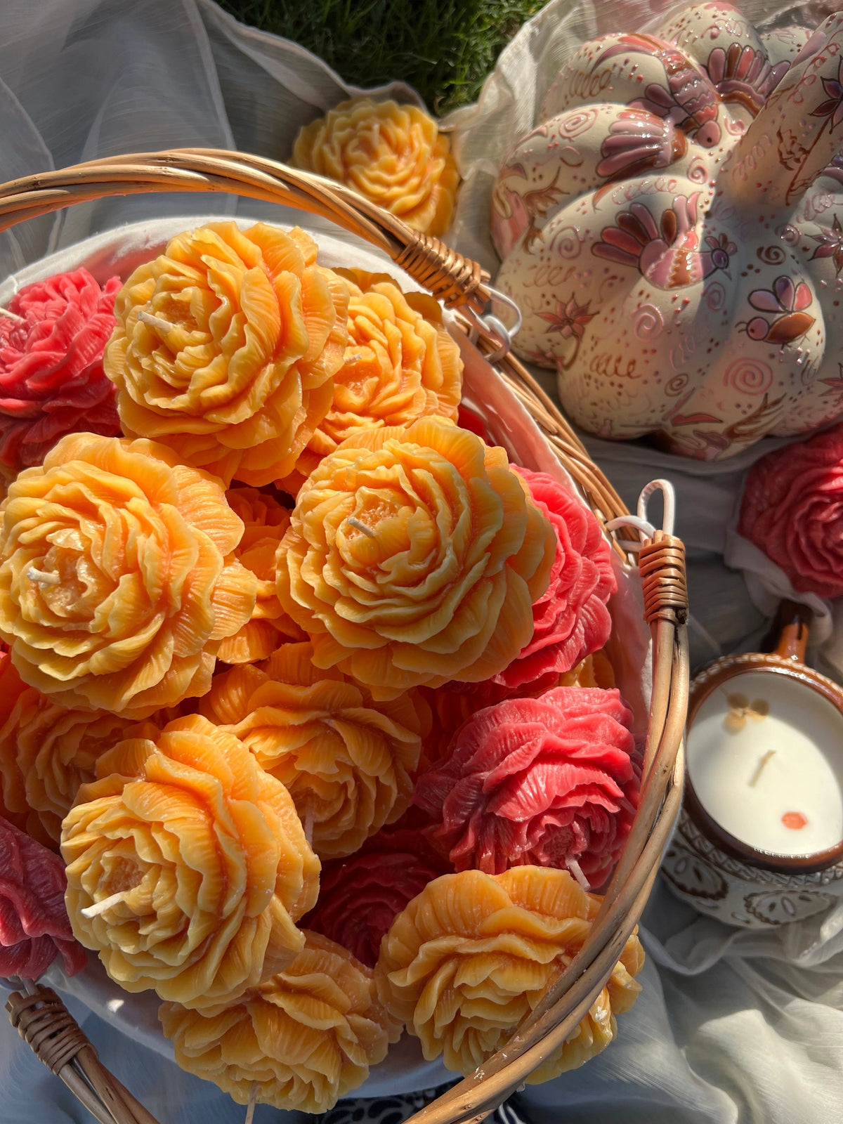 Cempasúchil Marigold Candle