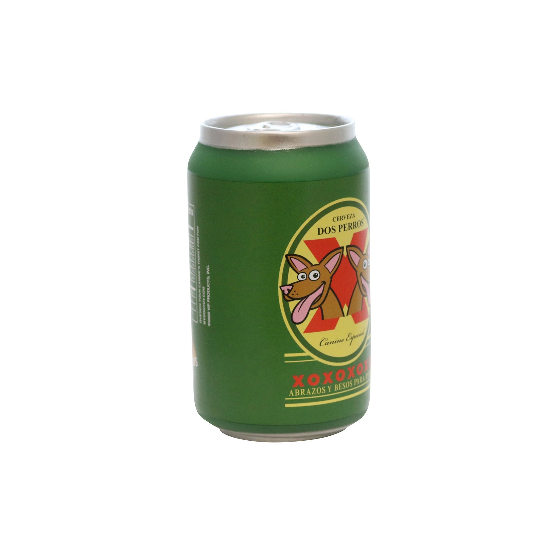 Dos Perros Beer Can Dog Toy