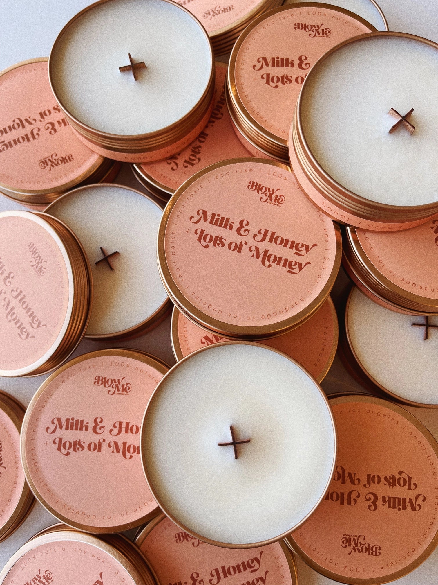 Milk & Honey + Lots of Money Mini Tin Candle