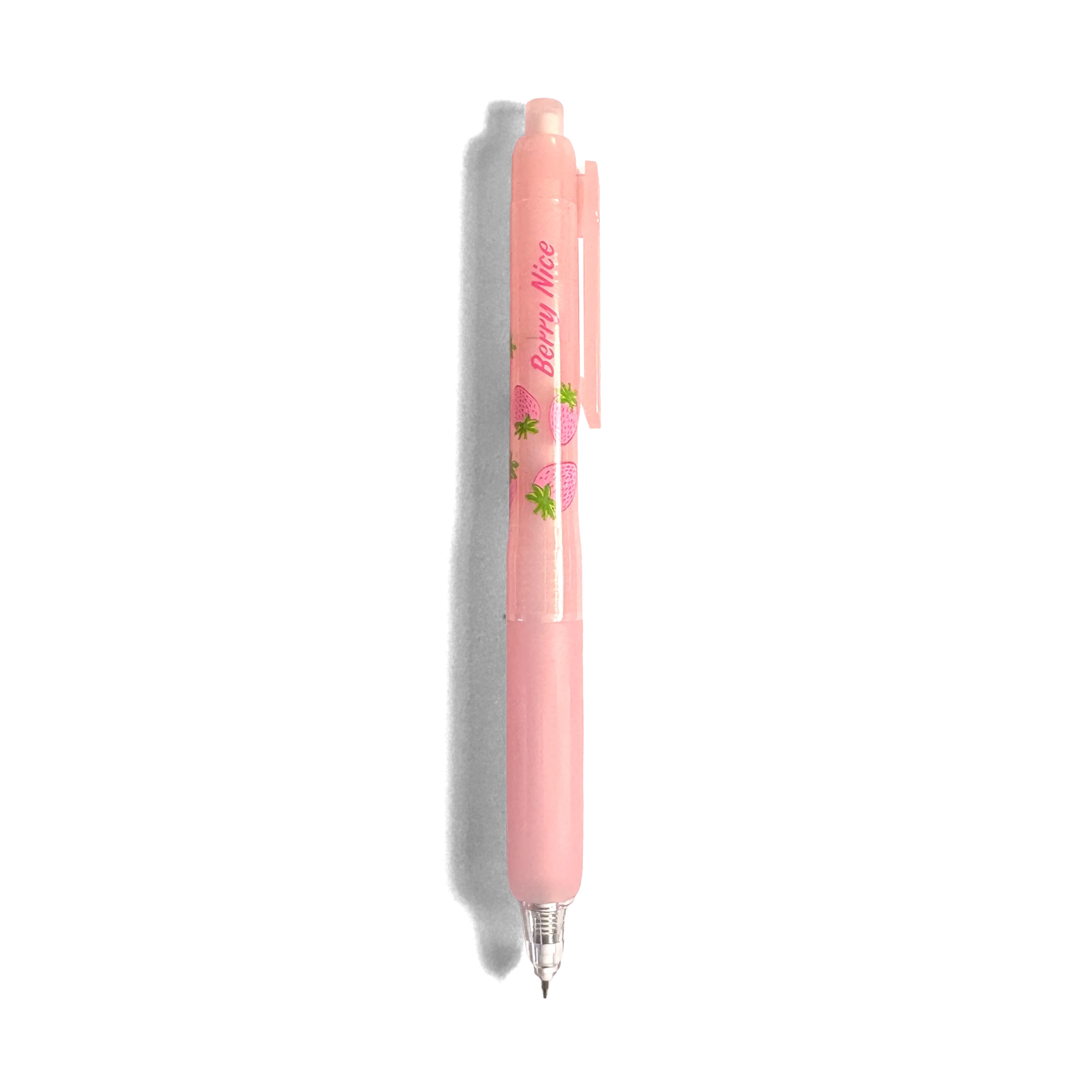 Fresh Squeezed Black Ink Scented Gel Pen - Strawberry