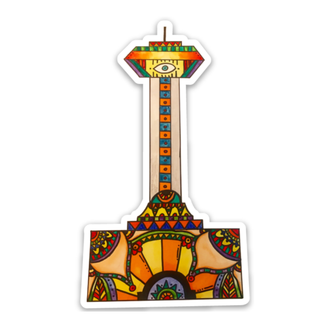 San Antonio Tower Sticker