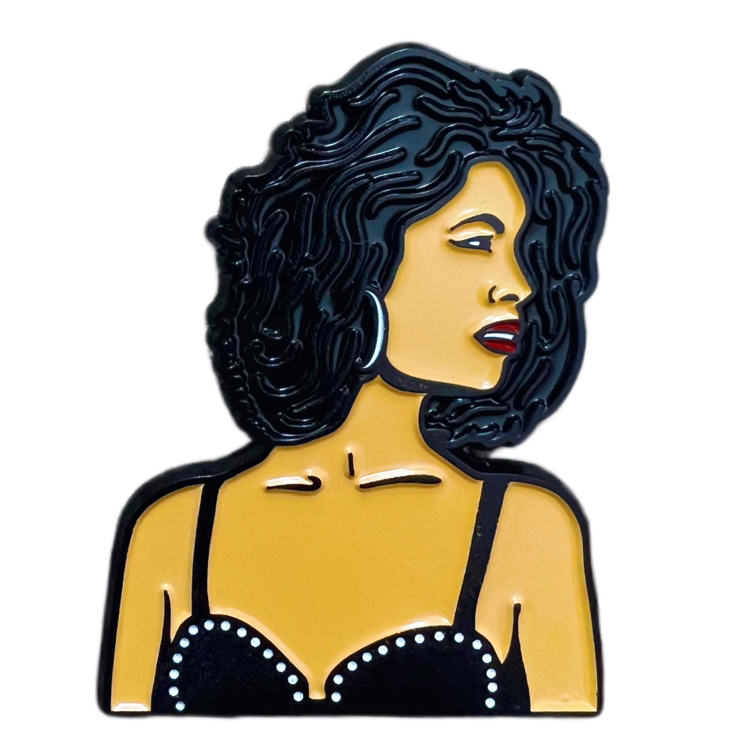 Red Lip Enamel Pin