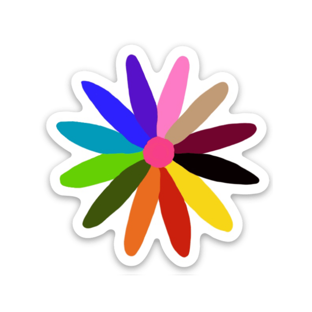 Otomi Flower Sticker
