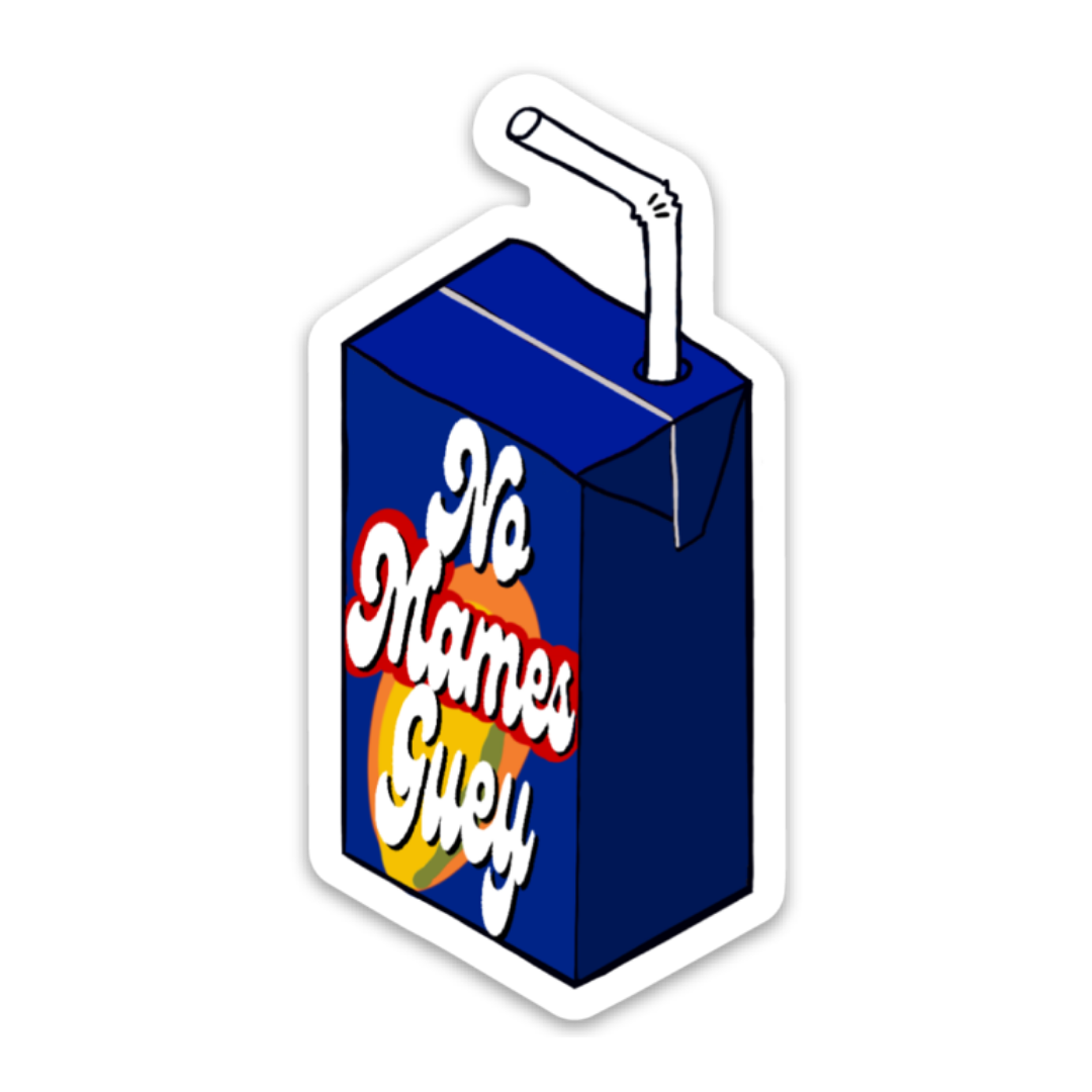 No Mames Juice Box Sticker