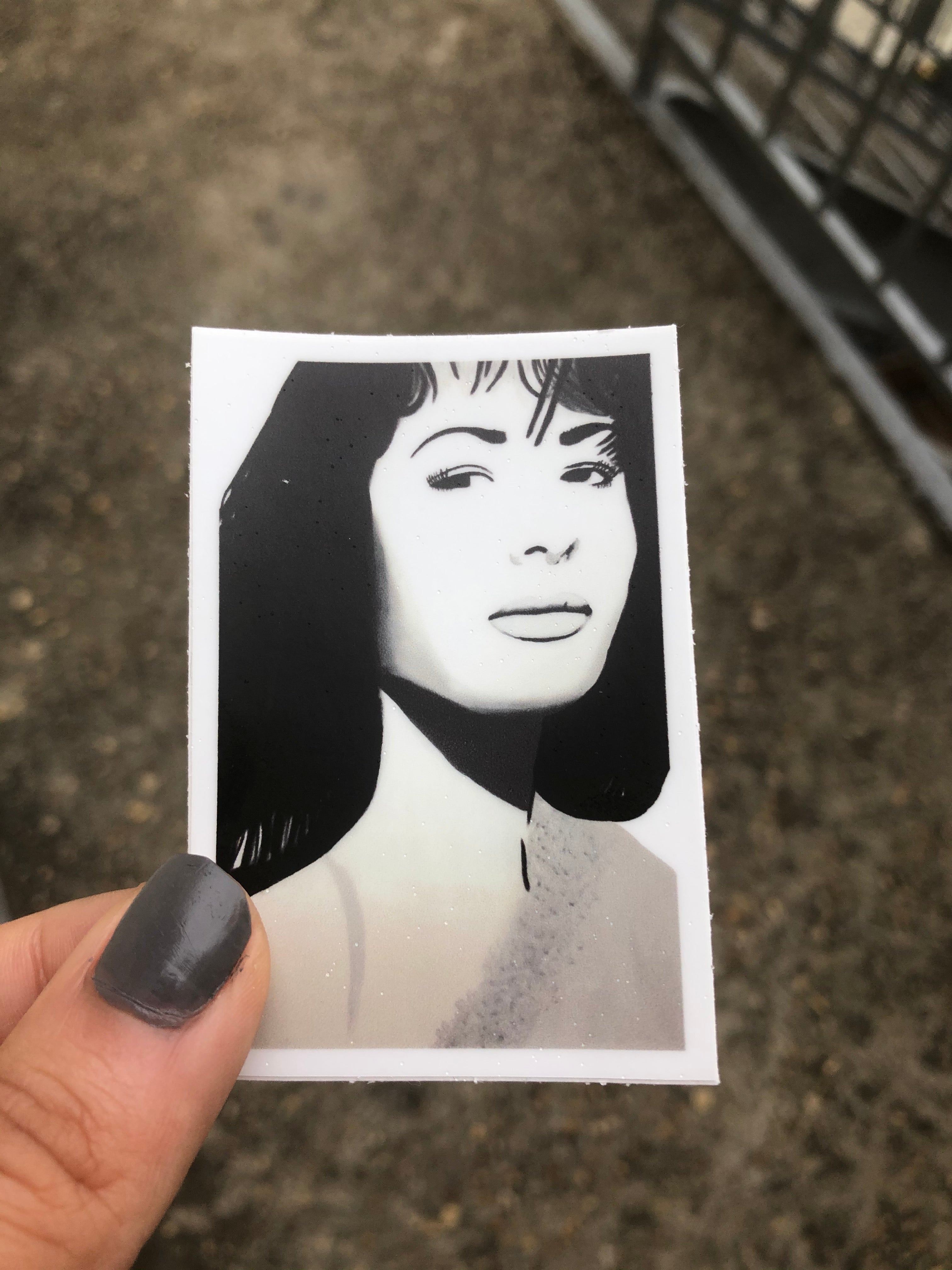 Black & White Reina Sticker