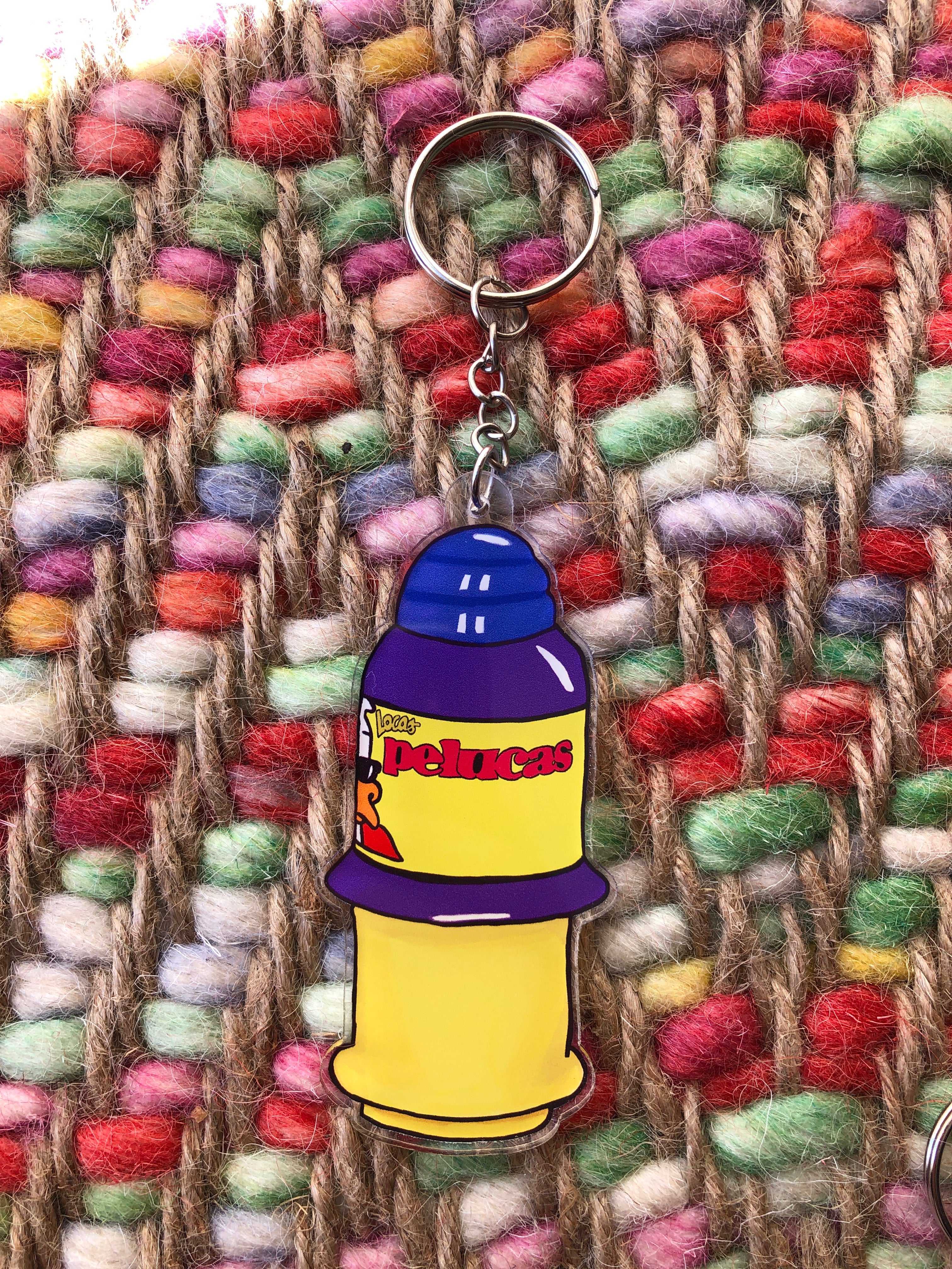 Purple Lucas Keychain