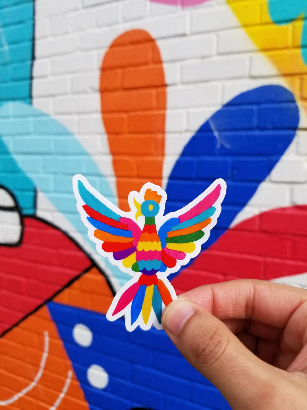 Otomi Bird Sticker