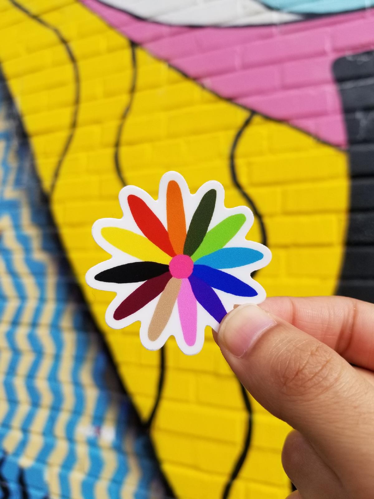Otomi Flower Sticker
