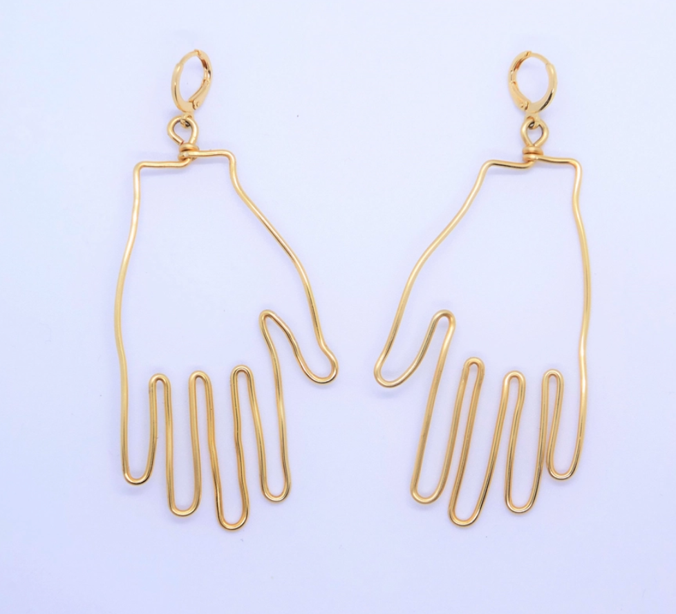 Handmade Helping Hands Earrings