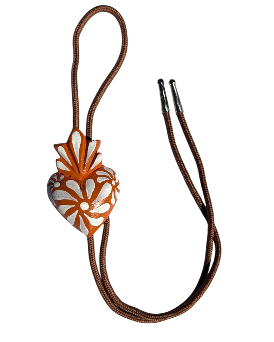 Barro Style Handpainted Heart Bolo Ties