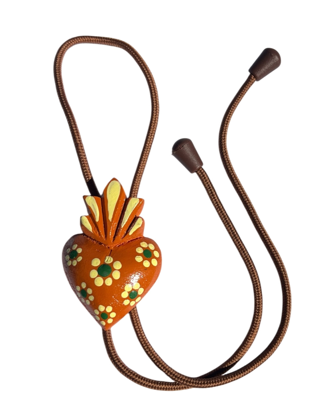 Barro Style Handpainted Heart Bolo Ties