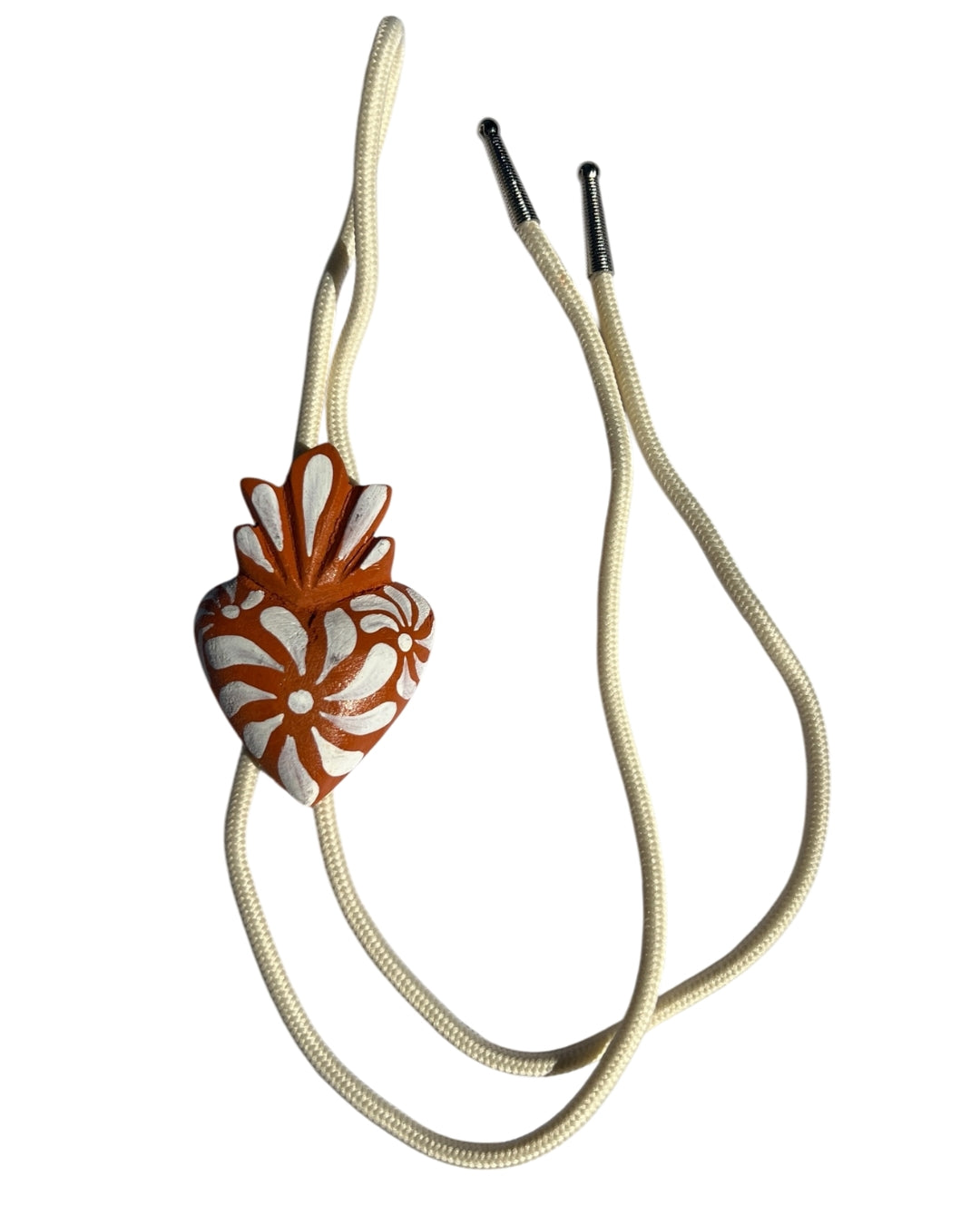 Barro Style Handpainted Heart Bolo Ties