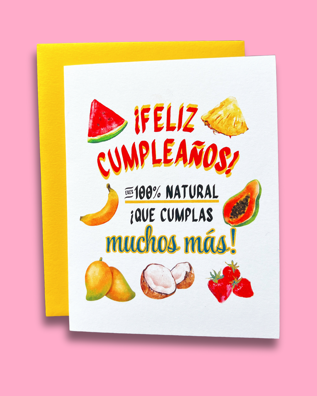 Feliz Cumpleaños Fruteria Card