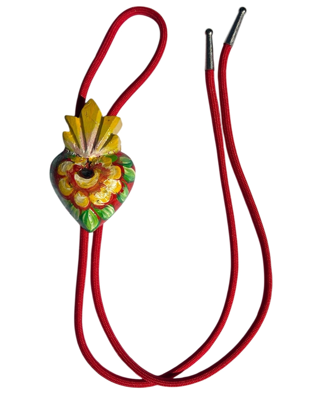 Handpainted Heart Bolo Ties