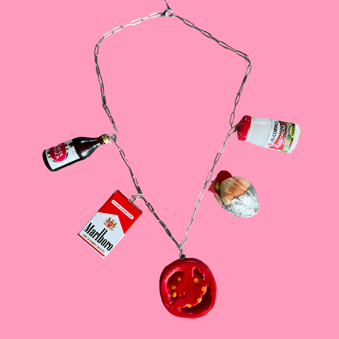 Cultura Charm Necklace- Lunch Break