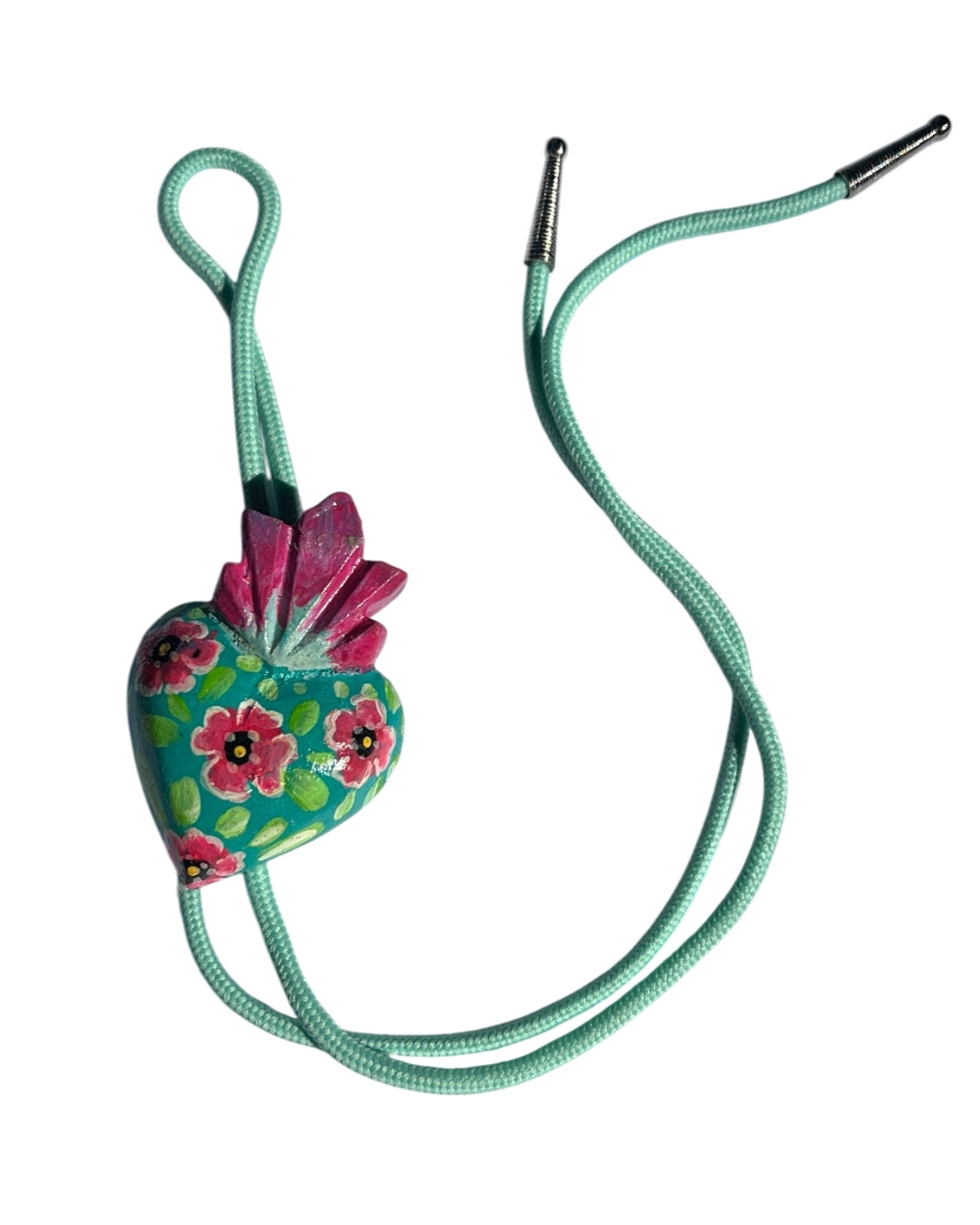 Handpainted Heart Bolo Ties