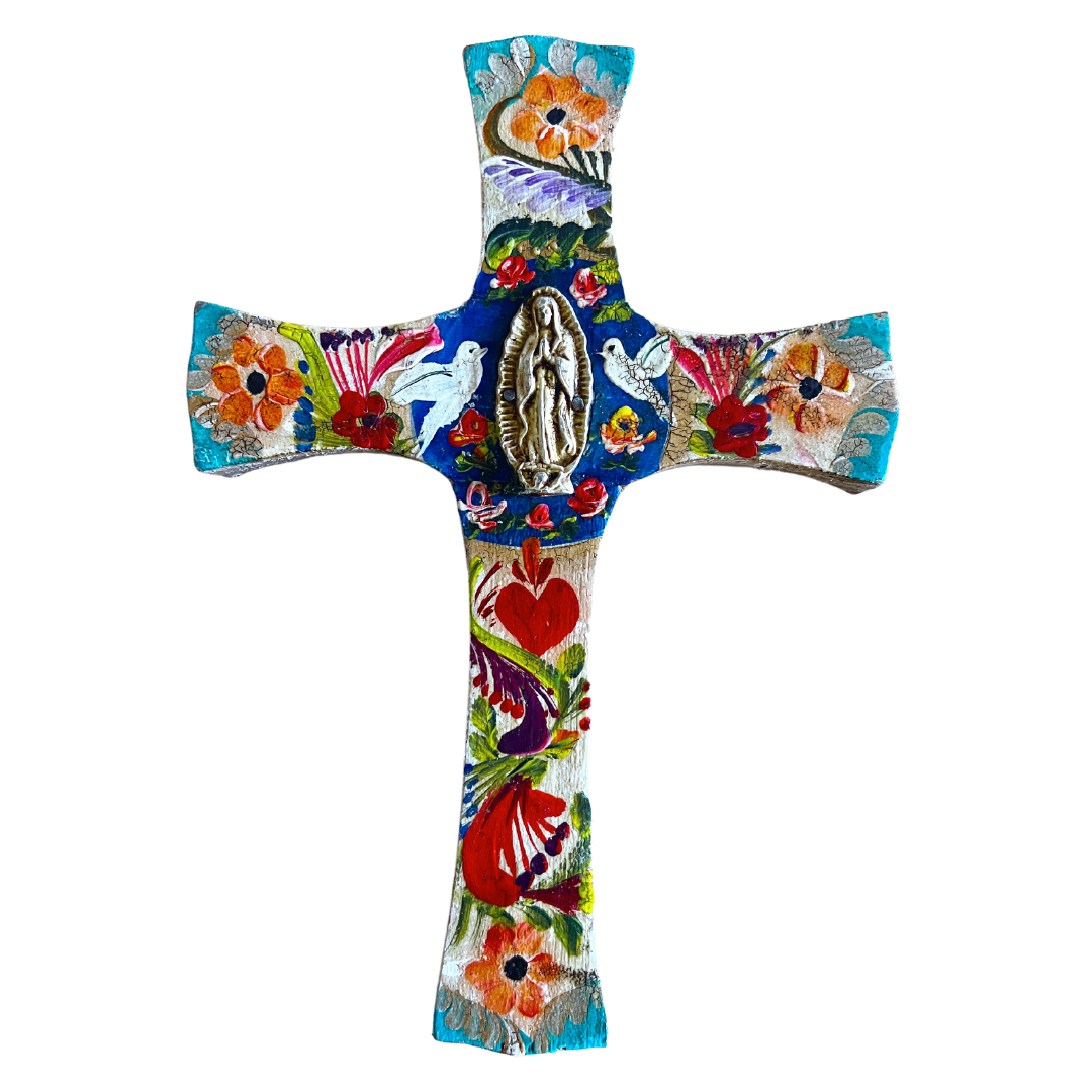 Small Hand-Painted Cross (Style 11)